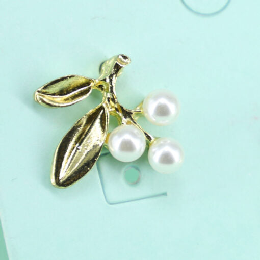 Pearl Grape tops earing with 925 silver tip