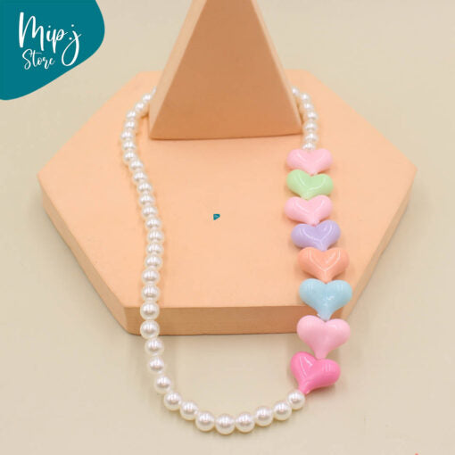 Pearl Heart Necklace