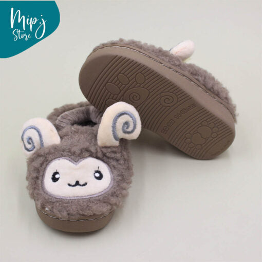 Furry Sheep Slippers