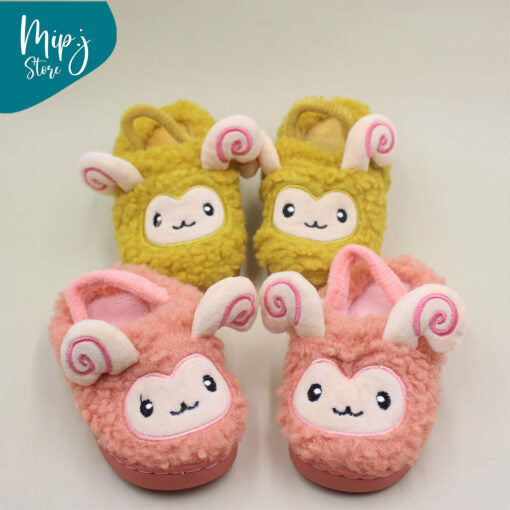 Furry Sheep Slippers